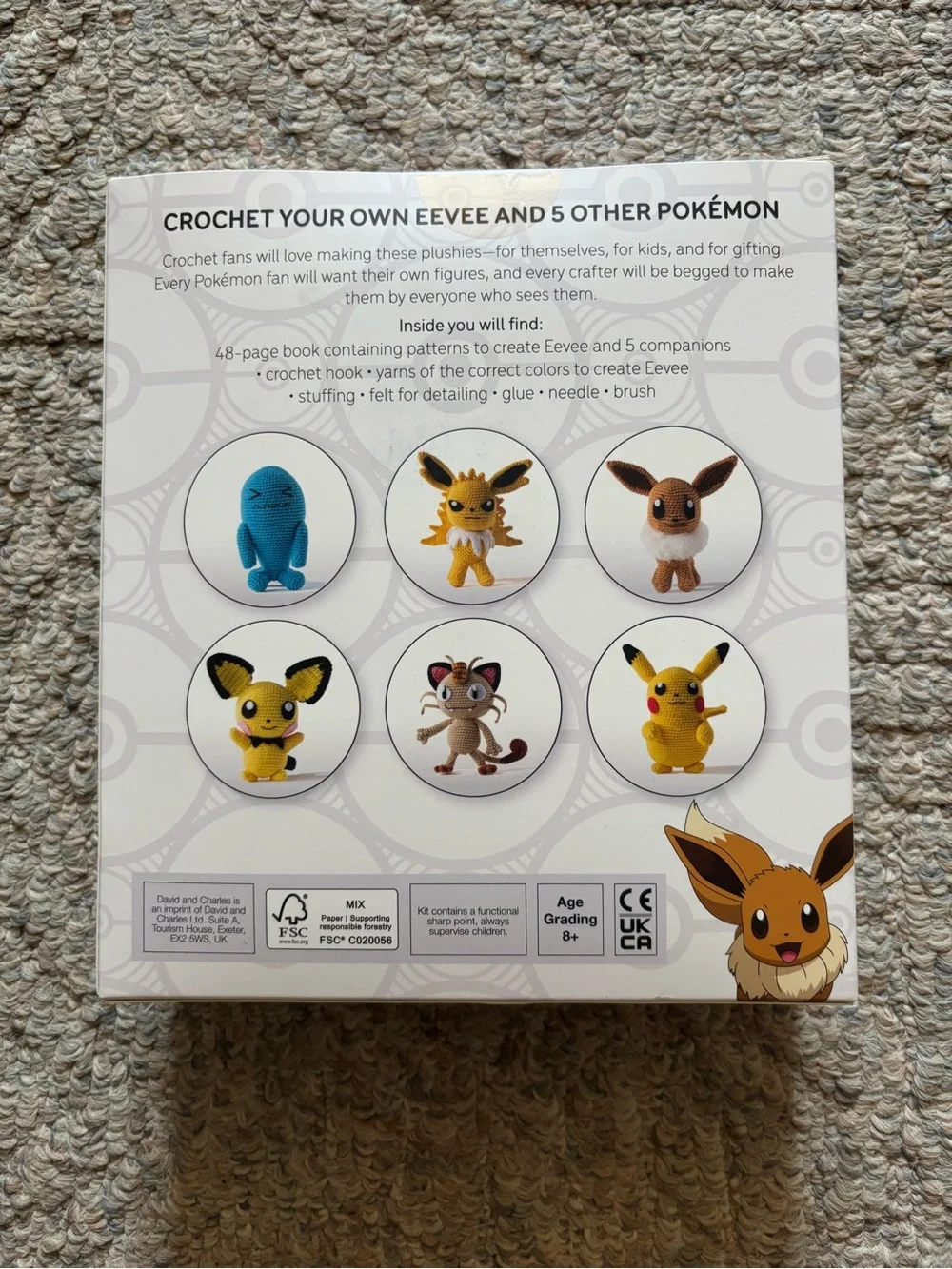 Pokémon Crochet Kit – Eevee Craft Kit